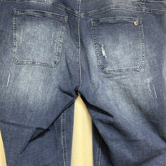 Democracy Women's Jeans 24W Blue Slim Straight "AB" Technology - Mold and Hold - Picture 4 of 8